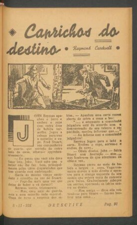 Caprichos do destino : [Pequena novella]