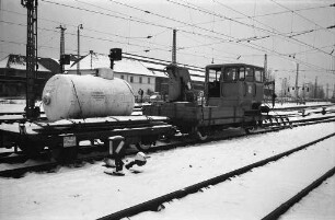 Maßnahmen beim Bahnbetriebsamt gegen vereiste Gleisanlagen