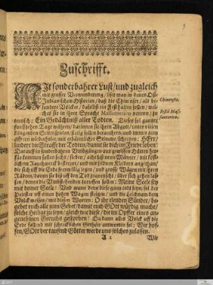 Zuschrifft