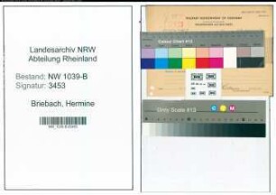 Entnazifizierung Hermine Briebach , geb. 17.02.1903 (Lehrerin)