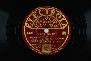 "Don Juan" : 2. Akt; Canzonetta: Feinsliebchen, komm an's Fenster; Rezitativ: Es regt sich was am Fenster / Mozart
