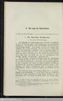 II. Die Lage der Unterthanen
