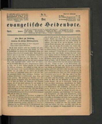 Nr. 4. April. 1872.