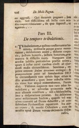 226-232, Pars III. De tempore tribulationis.; Epilogus.
