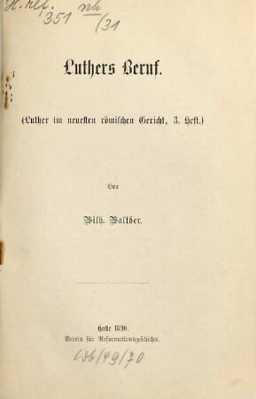 Luther im neuesten römischen Gericht, 3 = 31