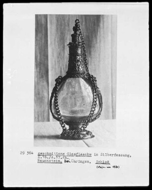 Flasche in Silberfassung