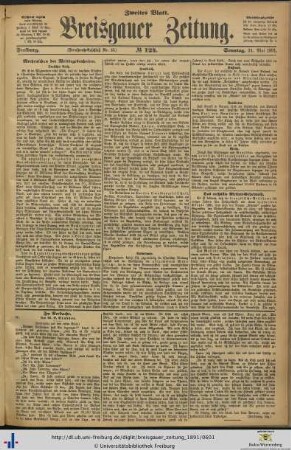 31.05.1891 (Zweites Blatt)