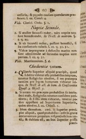 S2v-T6v, Obedientiae votum. - Paenutentia.