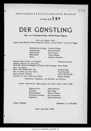 Der Günstling