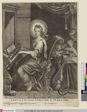 SANTA CECILIA VERGINE E MARTIRE [Heilige Caecilia]