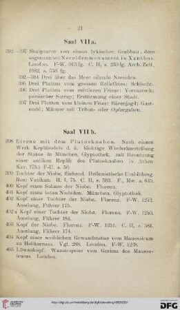 Saal VIIa (Nr. 392 - 397)