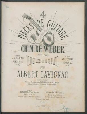 Nos. 1/2: Andante et polonaise : op. 38