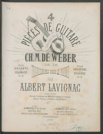 Nos. 1/2: Andante et polonaise : op. 38