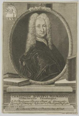 Bildnis des Christoph Augustus Heumannus