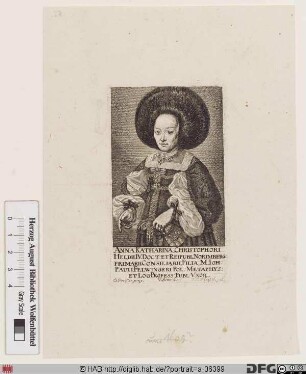 Bildnis Anna Catharina Felwinger, geb. Held
