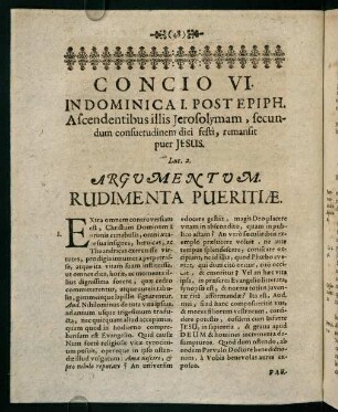 48-56, Concio VI. in dominica I. post epiph.