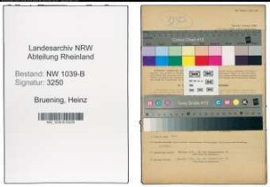 Entnazifizierung Heinz Bruening , geb. 10.11.1907 (Bankangestellter)