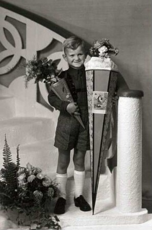 Roßwein. Schulanfänger der Familie Soinig