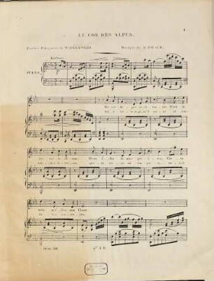 Le cor des alpes