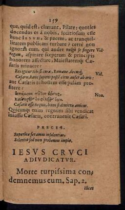Iesus Cruci Adiudicatur.