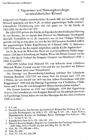 2. Eigentümer und Nutzungsberechtigte im mittelalterlichen Wilstorf