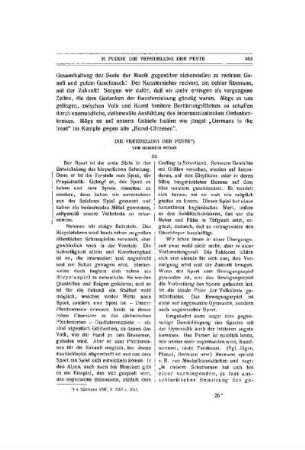 Die Veredelung der Feste : (Fortsetzung)