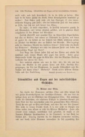 Lebensbilder und Sagen aus der vaterländischen Geschichte