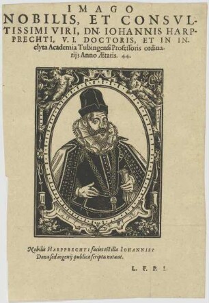 Bildnis des Iohannes Harprechtus