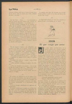 1916 - El que venga que arree