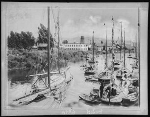 Napa, California. Scene on Napa River