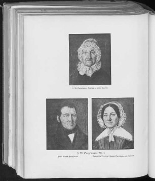 H. M. Sengelmanns Großmutter mütterlicherseits H. M. Sengelmanns Eltern Jochen Hinrich Sengelmann Margaretha Dorothea Johanna Sengelmann, geb. Freundt