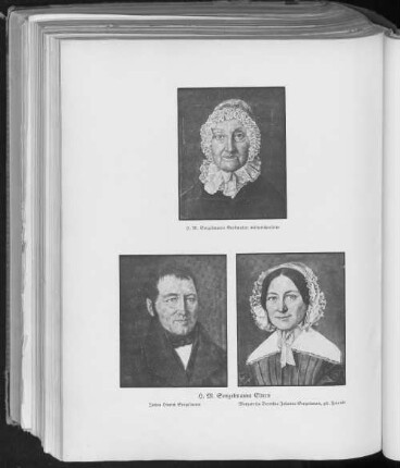 H. M. Sengelmanns Großmutter mütterlicherseits H. M. Sengelmanns Eltern Jochen Hinrich Sengelmann Margaretha Dorothea Johanna Sengelmann, geb. Freundt