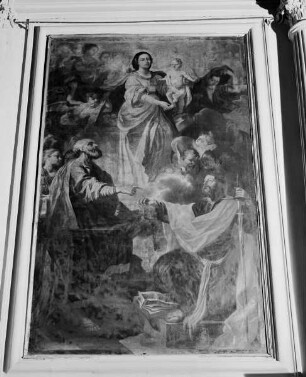 Altare Bacci — Maria mit Kind und den Heiligen Petrus und Paulus