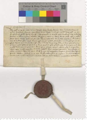Präsentation an den Propst Magister Dr. Joh. Knutzen für eine Vikarie am Jacobi Altar zu St. Johannis [lat].