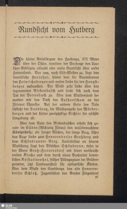 Rundsicht vom Hutberg