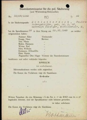 Schlotterbeck, Pauline