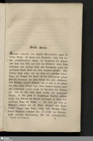 Erste Hora