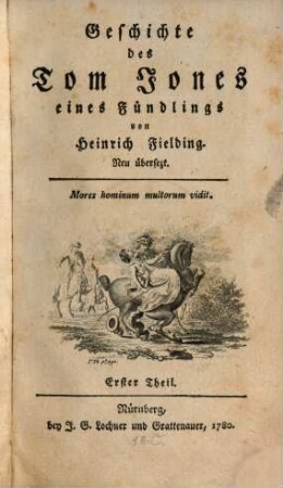 Geschichte des Tom Jones eines Fündlings, 1