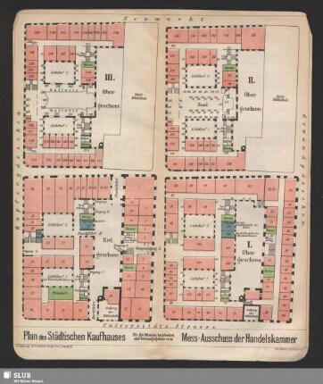 Plan des Städtischen Kaufhauses