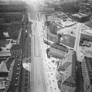 Ernst-Thälmann-Straße (Wilsdruffer Straße) in Dresden-Altstadt : Blickrichtung Westen