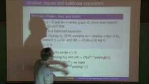 Classes of graphs with strongly sublinear separators