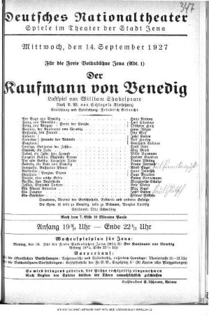 Der Kaufmann von Venedig