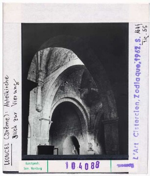 Leoncel: Abteikirche, Blick zur Vierung