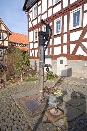 Pumpe; Allendorf / Lumda, Rheingasse