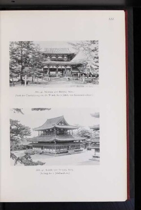 Abb. 40 Niomon von Horyuji, Nara. (Nach der Überlieferung um die Wende des 7. Jahrh. von Koreanern erbaut.)