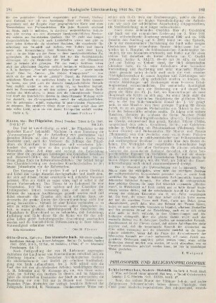 182-184 [Rezension] Schleiermacher, Friedrich, Friedrich Schleiermachers Dialektik