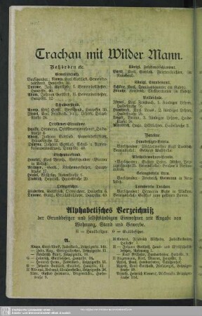 Trachau mit Wilder Mann