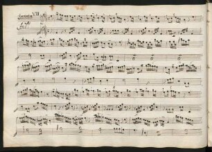 Sonata VII; A-Dur