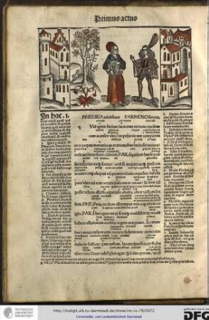 In hac I. scena exemplum ponitur quam non sue potestatis sit qui amat sapiatque qui non amat neque aliter affectus est...