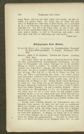 Eingegangen beim Ordner
